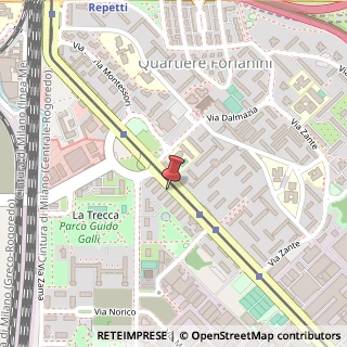 Mappa Via Mecenate, 6, 20138 Milano, Milano (Lombardia)