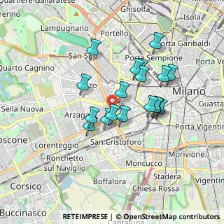Mappa Viale Misurata, 20146 Milano MI, Italia (1.44722)