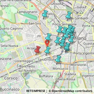 Mappa Viale Misurata, 20146 Milano MI, Italia (1.72526)