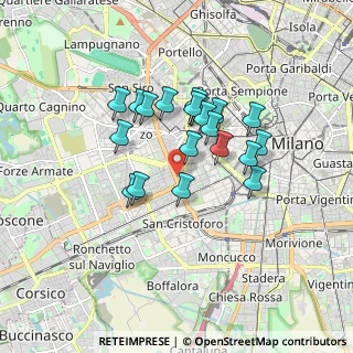 Mappa Viale Misurata, 20146 Milano MI, Italia (1.3795)