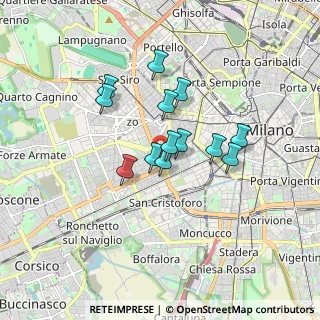 Mappa Viale Misurata, 20146 Milano MI, Italia (1.27769)
