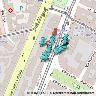Mappa Viale Monte Nero, 20135 Milano MI, Italia (0)