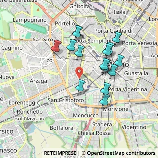 Mappa 20144 Milano MI, Italia (1.73059)