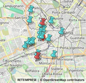Mappa 20144 Milano MI, Italia (1.35421)