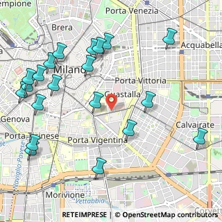 Mappa Via Alfonso Lamarmora, 20122 Milano MI, Italia (1.3135)