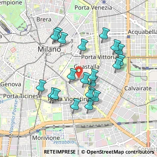 Mappa Via Alfonso Lamarmora, 20122 Milano MI, Italia (0.881)