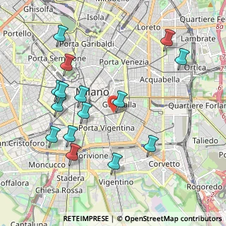 Mappa Via Alfonso Lamarmora, 20122 Milano MI, Italia (2.19933)