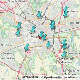 Mappa Via Alfonso Lamarmora, 20122 Milano MI, Italia (4.04706)