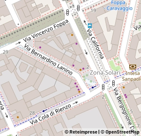 Mappa Via Bernardino Lanino, 20144 Milano MI, Italia (0.04231)