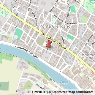 Mappa Via Giovanni Battista Cavalcaselle,  33, 37124 Verona, Verona (Veneto)