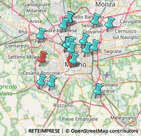 Mappa Corso Genova, 20100 Milano MI, Italia (6.40111)