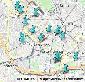 Mappa Corso Genova, 20100 Milano MI, Italia (1.122)