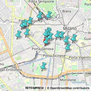 Mappa Corso Genova, 20100 Milano MI, Italia (0.9185)