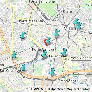 Mappa Corso Genova, 20100 Milano MI, Italia (1.09909)