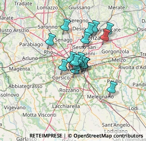 Mappa Corso Genova, 20100 Milano MI, Italia (8.46444)