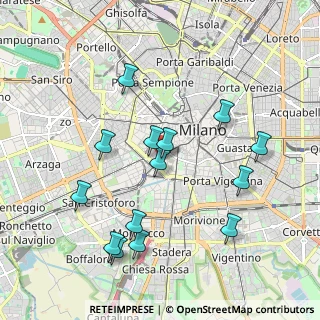 Mappa Corso Genova, 20100 Milano MI, Italia (2.00286)