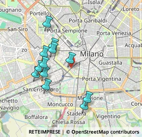 Mappa Corso Genova, 20100 Milano MI, Italia (1.7575)