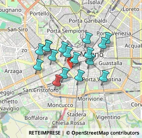Mappa Corso Genova, 20100 Milano MI, Italia (1.3)