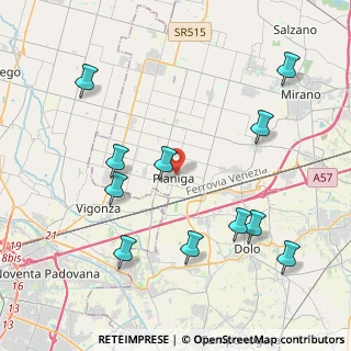 Mappa Via Amalia Vescovo, 30030 Pianiga VE, Italia (4.61364)