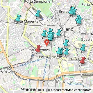 Mappa Via Conca del Naviglio, 20123 Milano MI, Italia (1.0655)