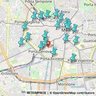 Mappa Via Conca del Naviglio, 20123 Milano MI, Italia (1.016)