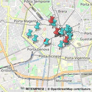 Mappa Via Conca del Naviglio, 20123 Milano MI, Italia (0.8205)