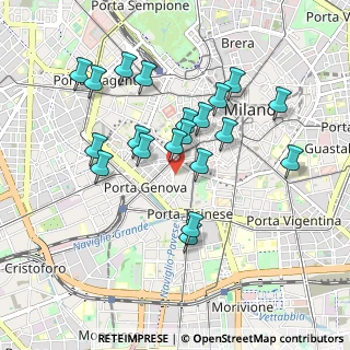 Mappa Via Conca del Naviglio, 20123 Milano MI, Italia (0.8595)