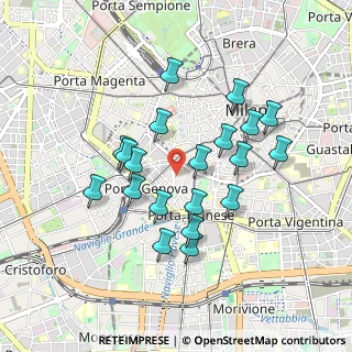 Mappa Via Conca del Naviglio, 20123 Milano MI, Italia (0.815)
