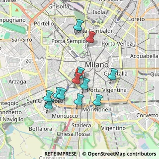 Mappa Via Conca del Naviglio, 20123 Milano MI, Italia (1.61417)