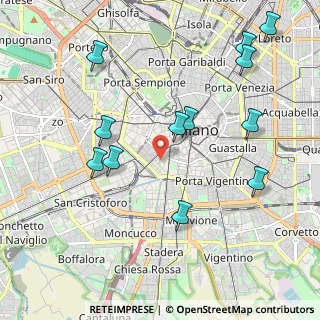 Mappa Via Conca del Naviglio, 20123 Milano MI, Italia (2.25833)