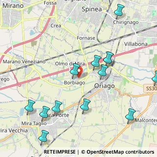 Mappa Via Milano, 30034 Mira VE, Italia (2.50154)