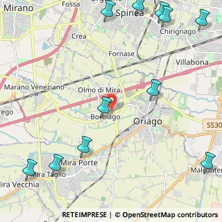 Mappa Via Milano, 30034 Mira VE, Italia (3.23455)