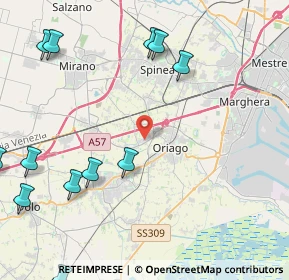 Mappa Via Milano, 30034 Mira VE, Italia (5.845)