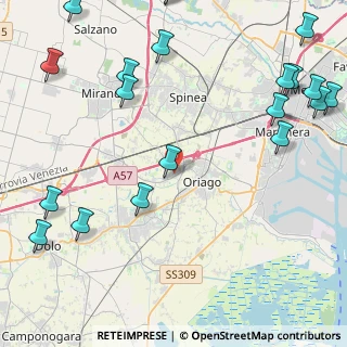 Mappa Via Milano, 30034 Mira VE, Italia (6.345)
