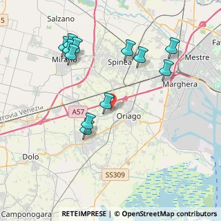 Mappa Via Milano, 30034 Mira VE, Italia (4.23417)