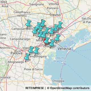 Mappa Via Milano, 30034 Mira VE, Italia (10.445)