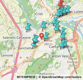 Mappa Via Cena Giovanni, 10015 Ivrea TO, Italia (0.9665)