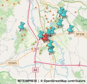 Mappa Via Cena Giovanni, 10015 Ivrea TO, Italia (2.82455)