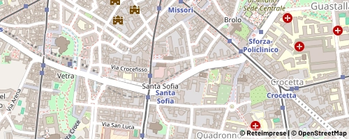 Mappa Milán