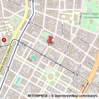 Mappa Via Emilio Morosini,  32, 20135 Milano, Milano (Lombardia)