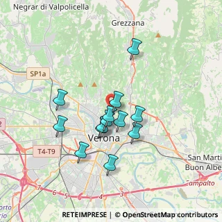 Mappa Via Benvenuto Zenari, 37128 Verona VR, Italia (2.92077)