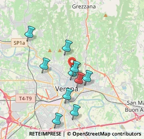 Mappa Via Benvenuto Zenari, 37128 Verona VR, Italia (4.18583)