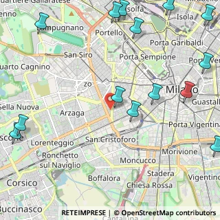 Mappa Via George Washington, 20148 Milano MI, Italia (3.18643)