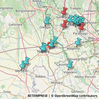 Mappa Via Lodovico Sforza, 28100 Pernate NO, Italia (18.727)
