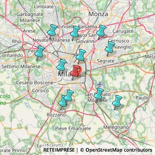 Mappa Via Maestri Campionesi, 20135 Milano MI, Italia (7.22)