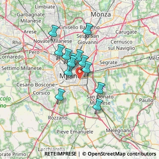 Mappa Via Maestri Campionesi, 20135 Milano MI, Italia (5.08)
