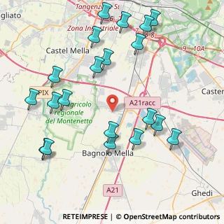 Mappa Via V. Vecchia, 25020 Poncarale BS, Italia (4.7905)