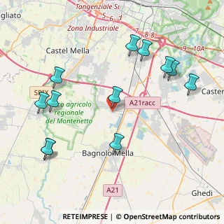 Mappa Via V. Vecchia, 25020 Poncarale BS, Italia (4.65417)