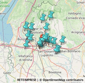 Mappa Via Valdonega, 37128 Verona VR, Italia (8.8495)