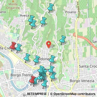 Mappa Via Valdonega, 37128 Verona VR, Italia (1.3335)